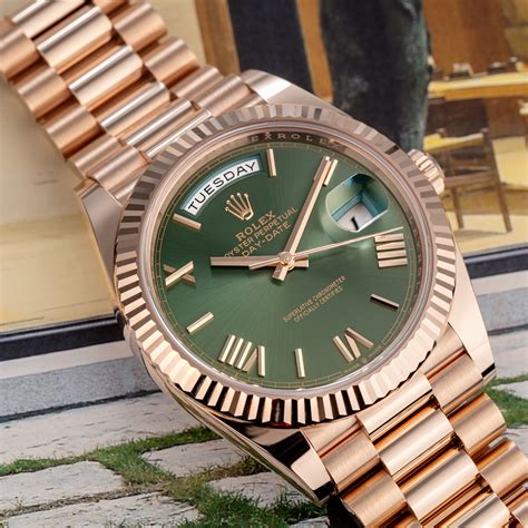 rolex presidential dial|olive dial day date.